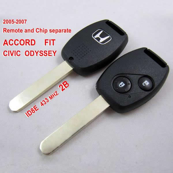 images of 2005-2007 Honda Remote Key 2 Button and Chip Separate ACCORD FIT