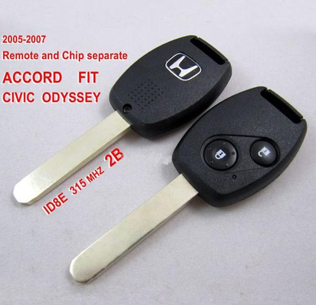 images of 2005-2007 Honda Remote Key 2 Button and Chip Separate ACCORD FIT