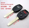 2005-2007 Honda Remote Key (3+1) Button and Chip Separate ACCORD