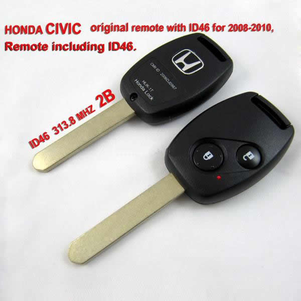 images of 2008-2010 Honda CIVIC Original Remote Key 2 Button Remote with I