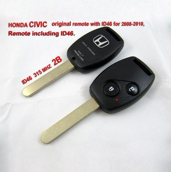 images of 2008-2010 Honda CIVIC Original Remote Key 2 Button Remote with I