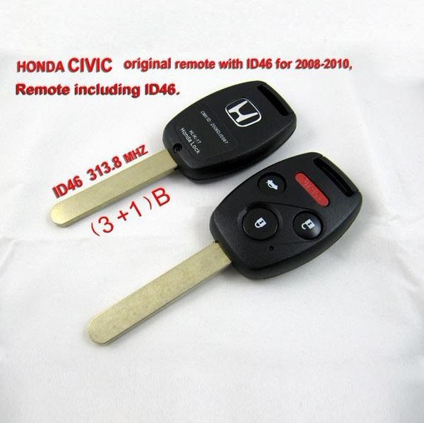 images of 2008-2010 Honda CIVIC Original Remote Key (3+1) Button Remote wi