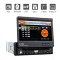 7 Inch 1Din Car DVD Player with GPS Bluetooth TV Detachable Panel RDS