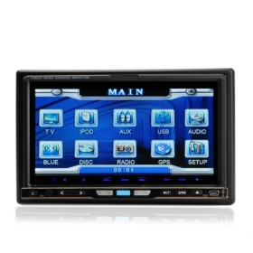 images of 7 Inch 2Din Car DVD Player with GPS IPOD Bluetooth RDS