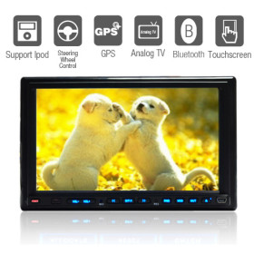 images of 7 Inch 2Din Car DVD Player with GPS IPOD Bluetooth TV