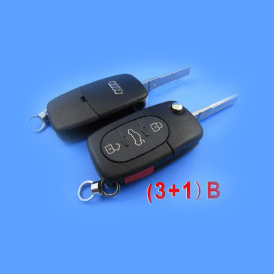 images of Audi Flip Remote Key 3+1 Button