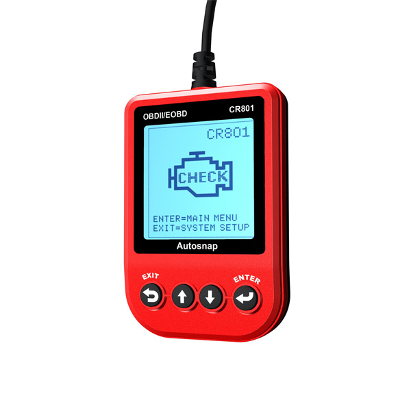 images of CR801 OBDII/EOBD Code Reader Red