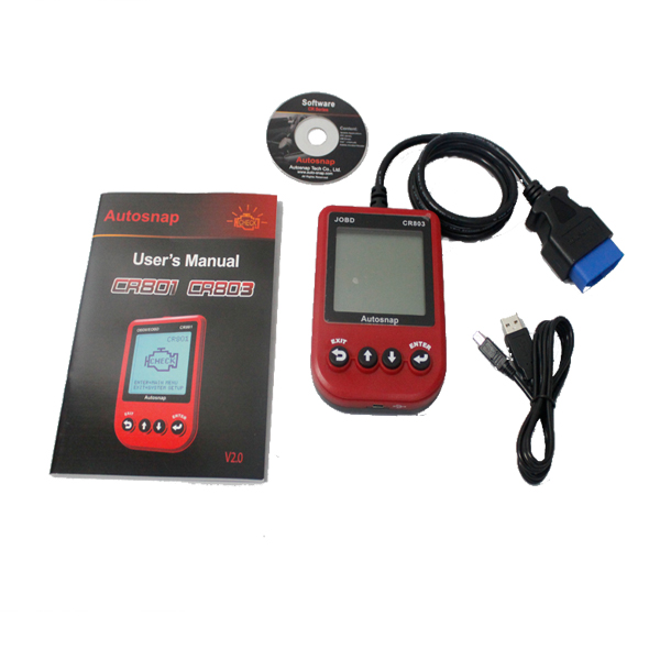 images of CR803 JOBD Code Reader Red