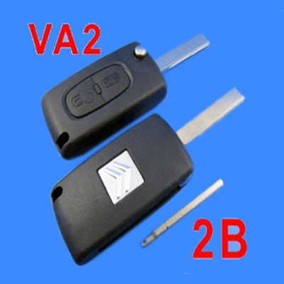 images of Citroen Remote Key 2 Button mhz 433( without Groove)