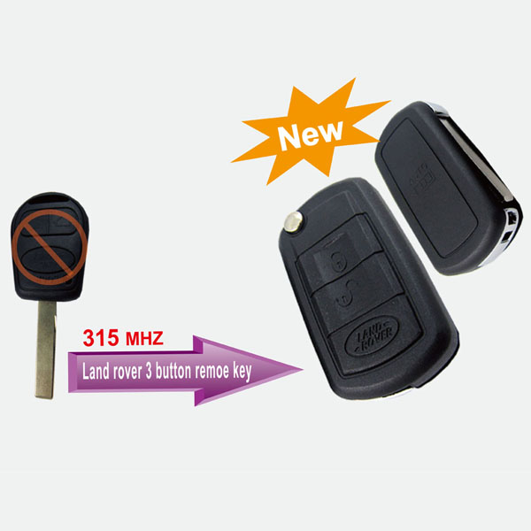 images of Land Rover Remote Key 3 Buttons 315MHZ