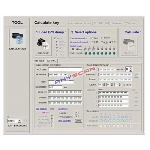 images of MB Dump Key Generator from EIS Super SKC Calculator