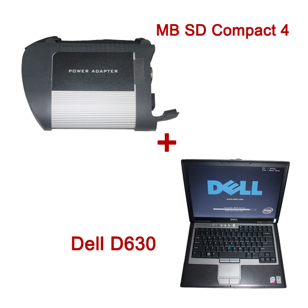 images of MB SD Connect Compact 4 Star Diagnosis Plus Dell D630 Laptop