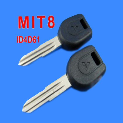 images of Mitsubishi Transponder Key ID4D61 (with Left Keyblade)