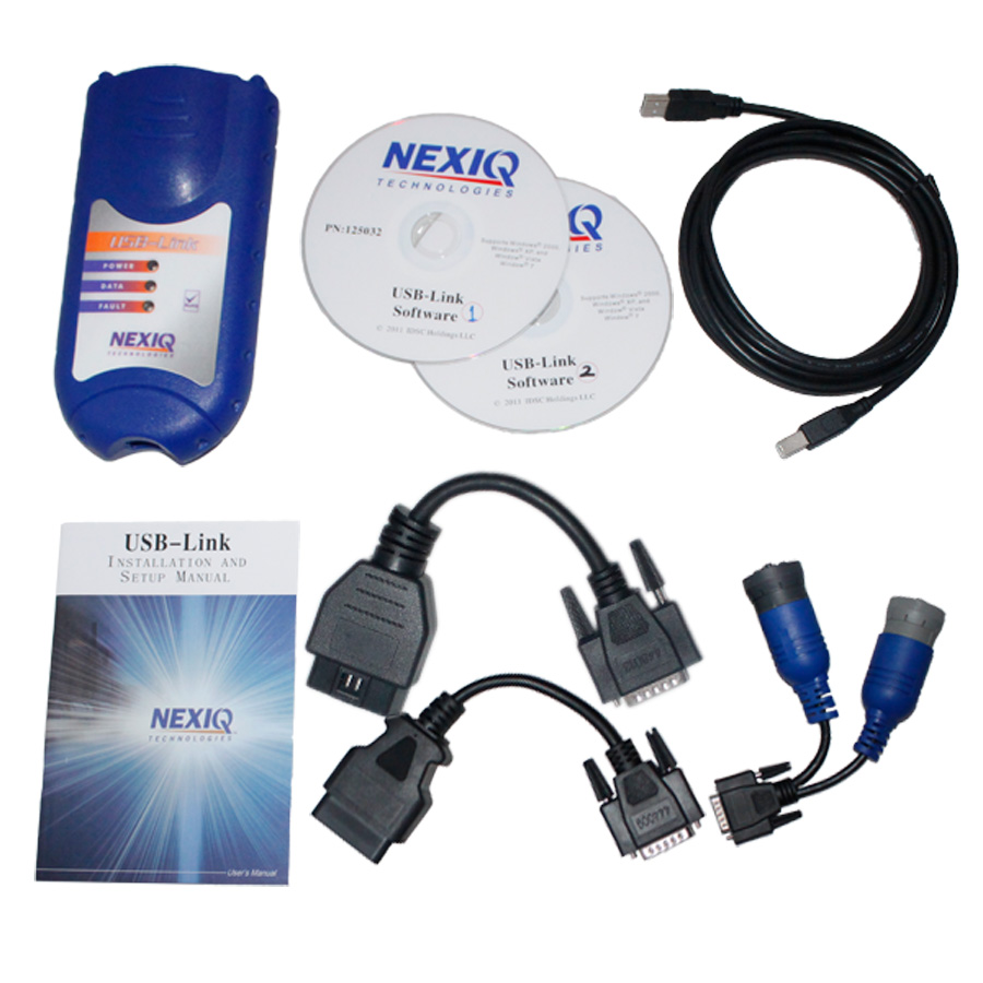 images of NEXIQ 125032 USB Link + Software Diesel Truck Diagnose Interface and Software with All Installers