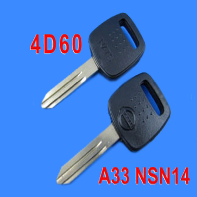 images of Nissan A33 Transponder Key ID4D60
