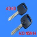 Nissan A33 Transponder Key ID4D60