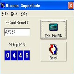images of Nissan SuperCode Software send by Email