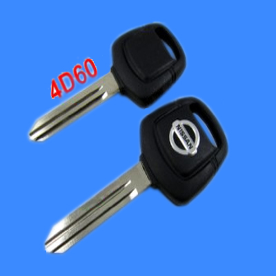 images of Nissan Transponder Key ID:4D (Silver Logo)