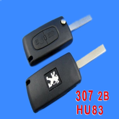 images of Peugeot Remote Key 2 Button Mh 433 (307 with Groove)