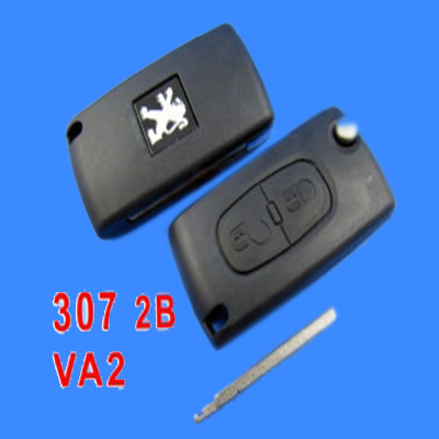 images of Peugeot Remote Key 2 Button Mh 433 (307 without Groove)