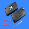 Peugeot Remote Key 2 Button Mh 433 (307 without Groove)