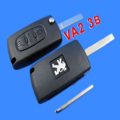 images of Peugeot Remote Key 3 Button Mh 433 (307 without Groove)