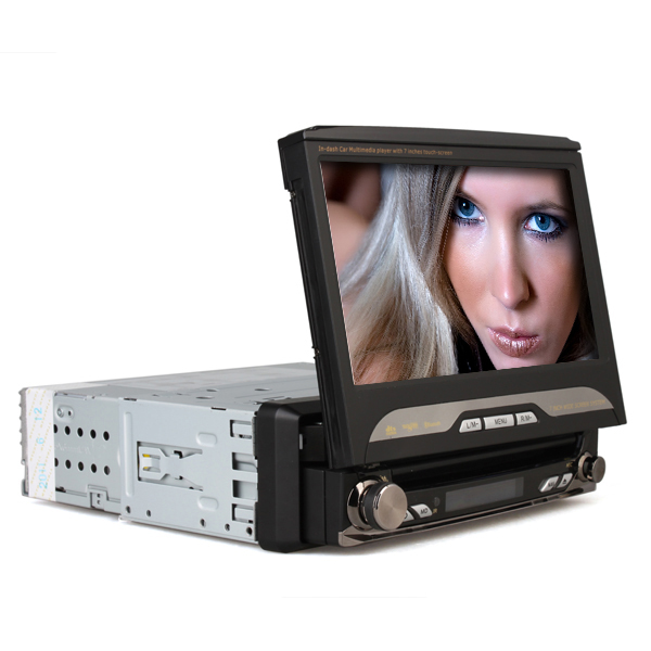 images of Python-Car DVD Player with 7 Inch Touchscreen (1DIN,GPS,Swivel)