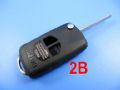 Suzuki flip remote key shell 2 button