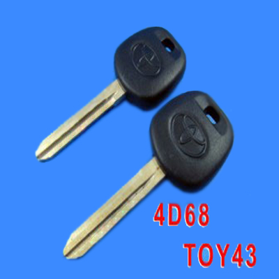 images of Toyota Transponder Key ID4D68 TOY43