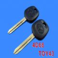 Toyota Transponder Key ID4D68 TOY43