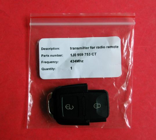 images of VW-Audi Remote Control 434MHZ:1J0 959 753 CT