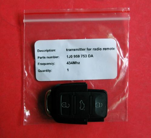 images of VW-Audi Remote Control 434MHZ:1J0 959 753 DA