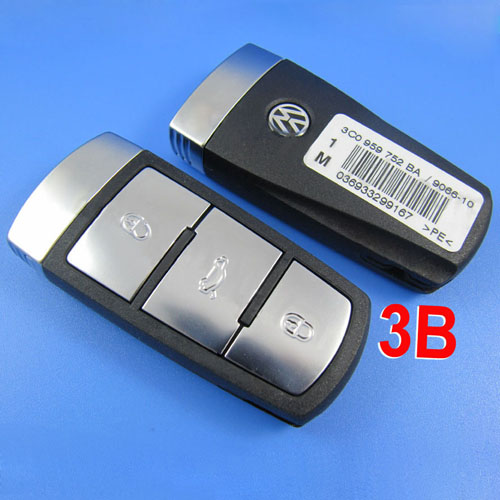 images of VW Magotan Original Smart Remote Key 3 Button 433MHz