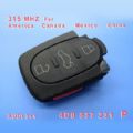 audi 3+1 remote 4do 837 231 p 315mhz for america canada mexico chian