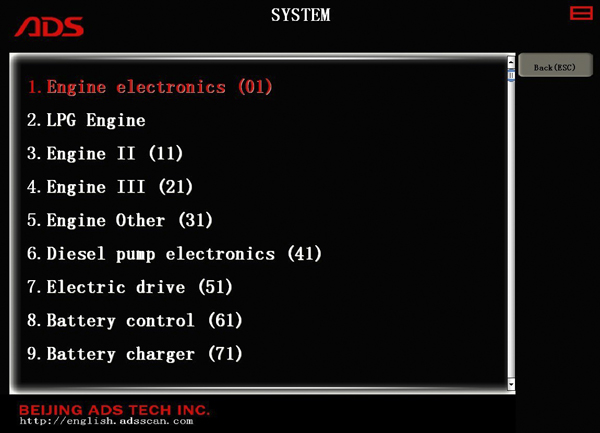 ADS1801 VW Scan Tool 5