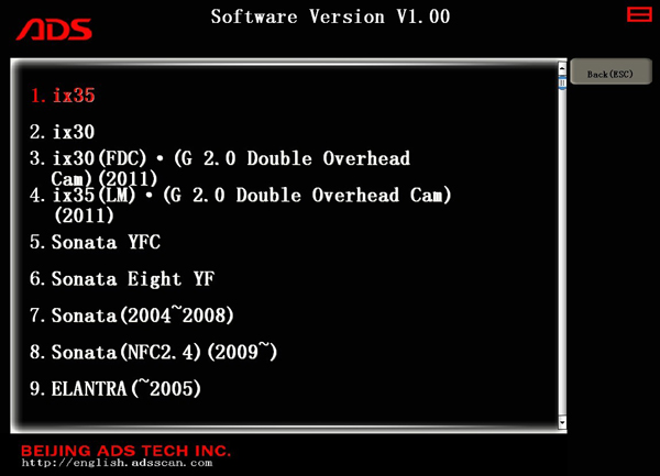 ADS1803 HYUNDAI Scan Tool-4