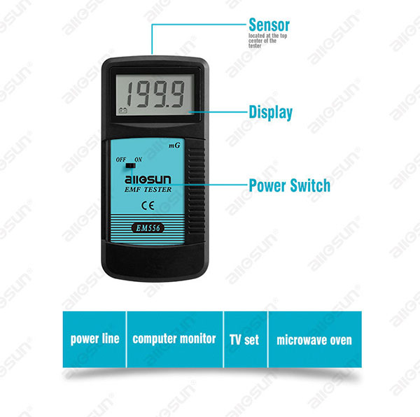 All-sun EM556 High Sensitivity EMF Tester-4