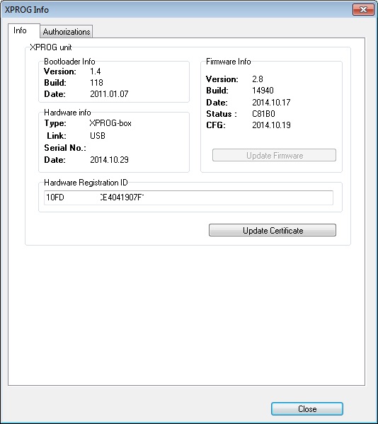 XPROG-M V5.55 Software Display 2