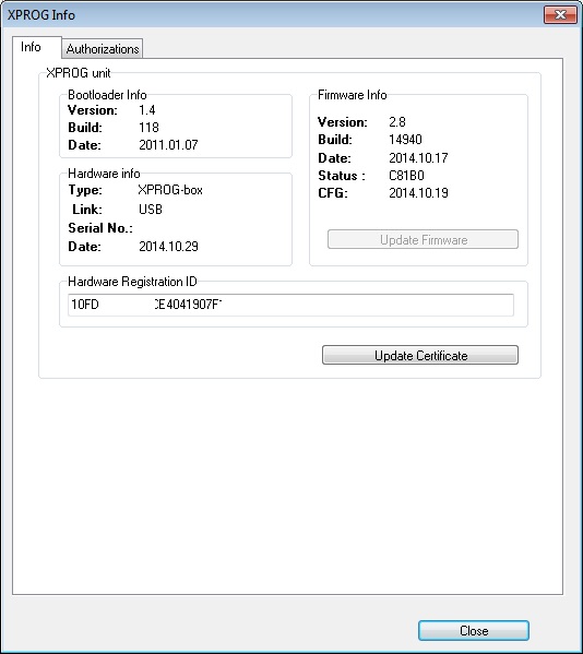 XPROG-M V5.55 Software Display 2