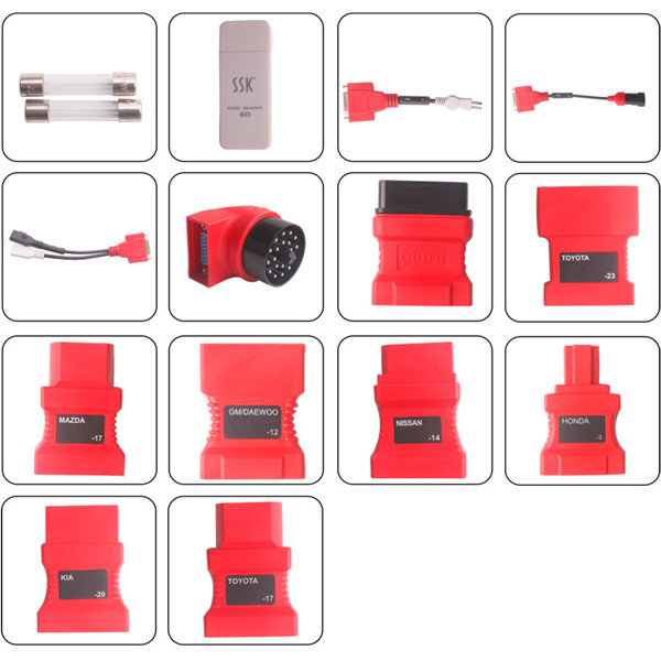 Autel Maxidas DS708 Connectors