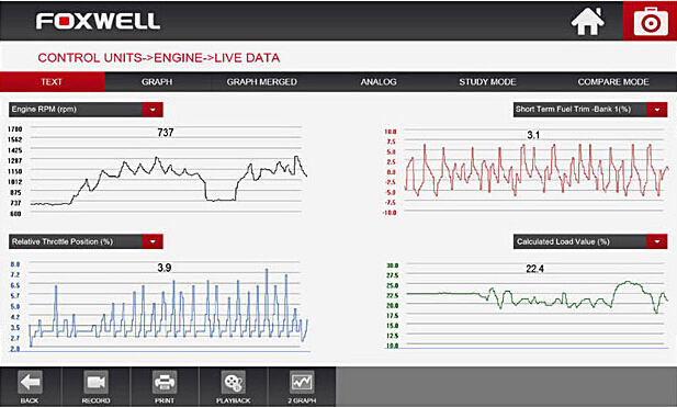 Foxwell GT80 PLUS Feature Display 1