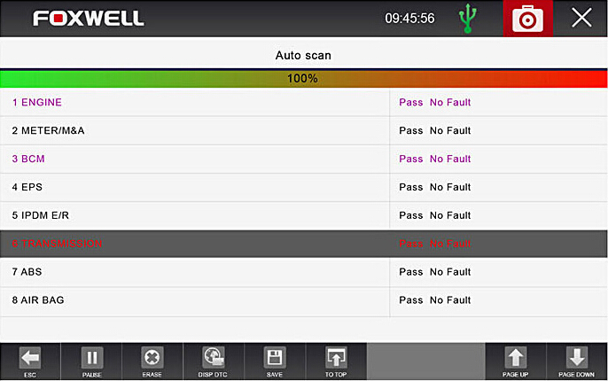 Foxwell GT80 PLUS Feature Display 8