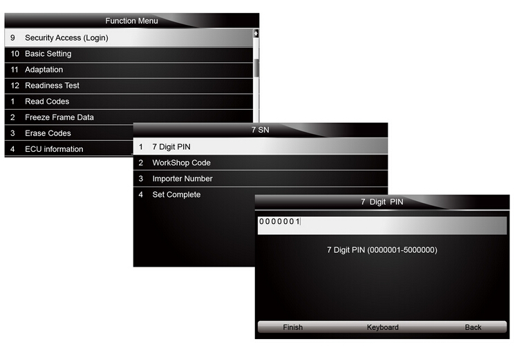 Foxwell NT510 Function Menu 2