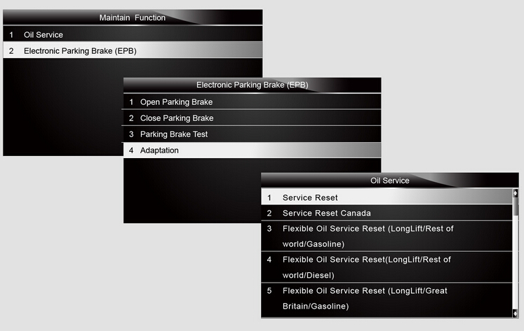 Foxwell NT510 Function Menu 3