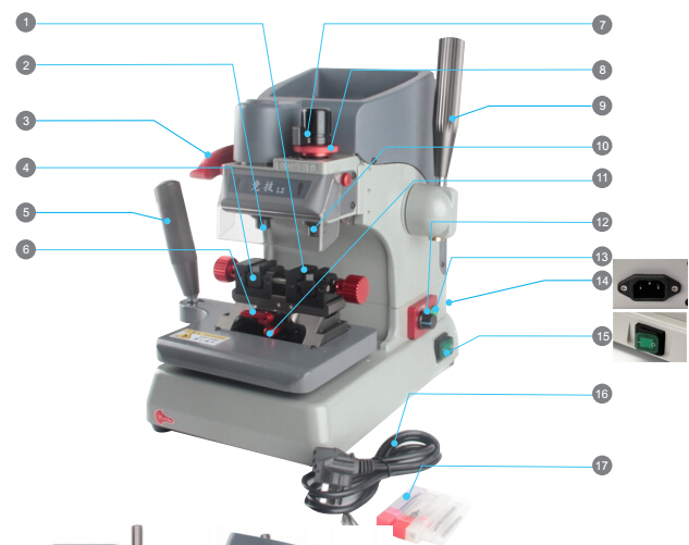 JINGJI L2 Vertical Key Cutting Machine-1