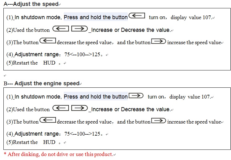 LED Car HUD Head Up Display 3