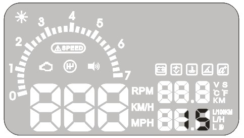 HUD Head Up Display I6-6