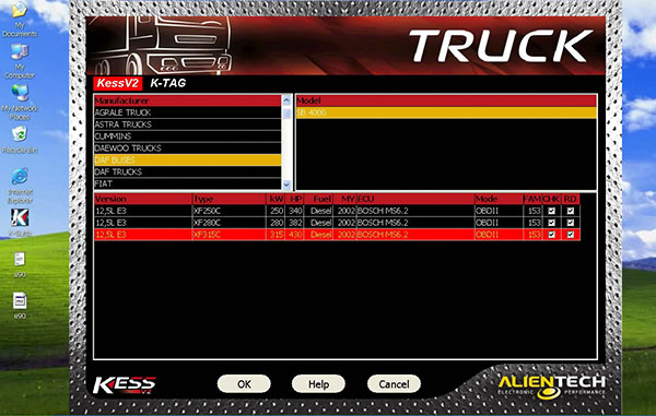 Truck Version KESS V2 Display 4