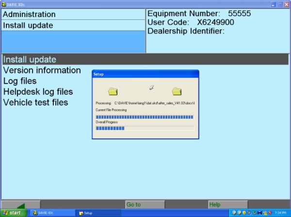 Original DAF VCI-560 KIT Software 3