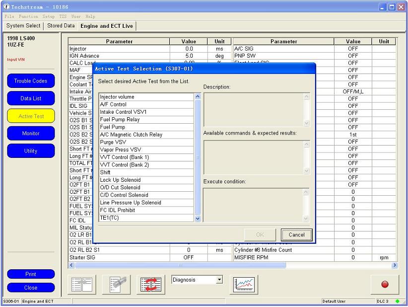 Toyota Diagnostic Cable Software Display 4